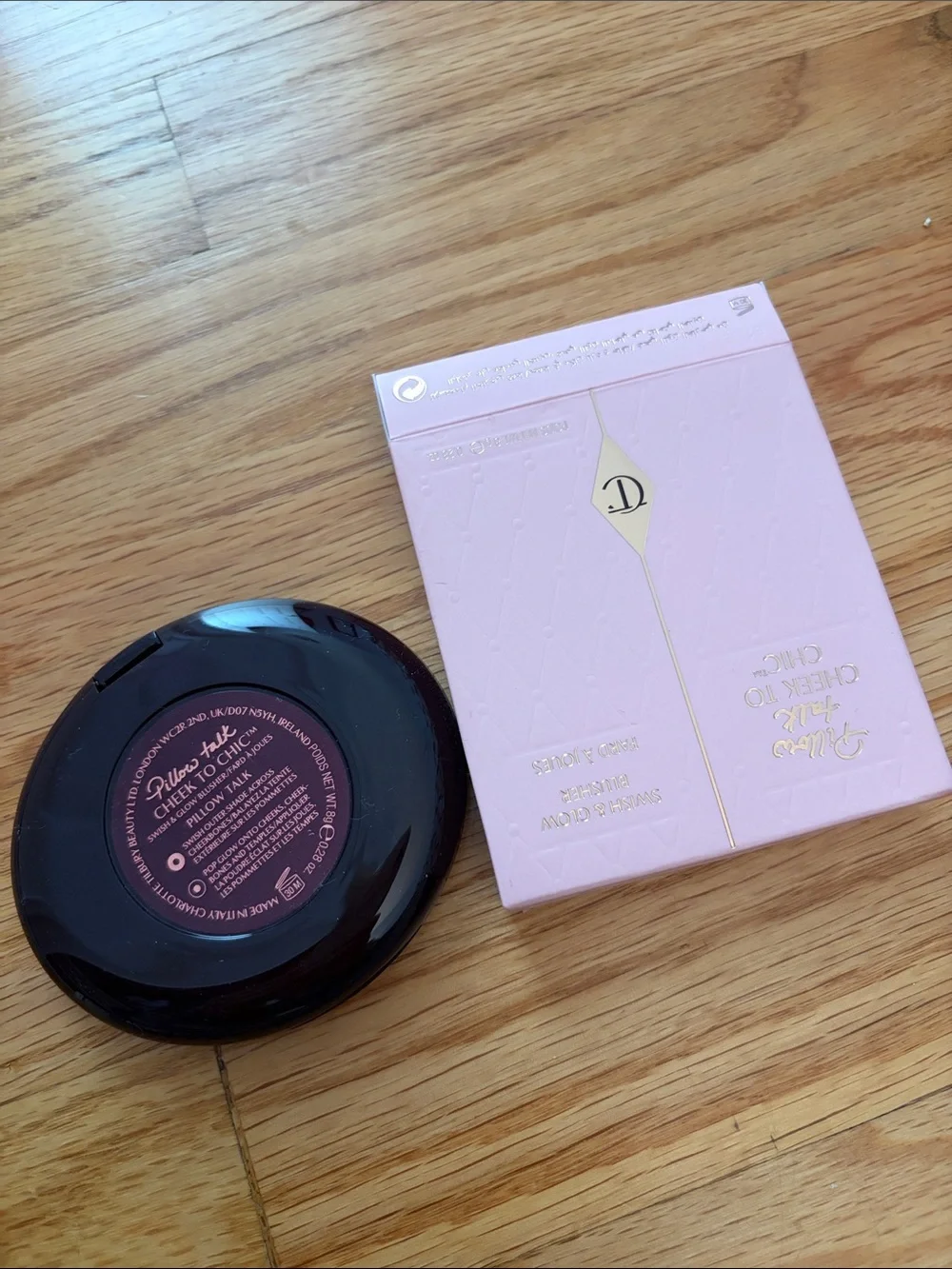 Charlotte Tilbury Cheek to Chic blush in PILLOW TALK brand new